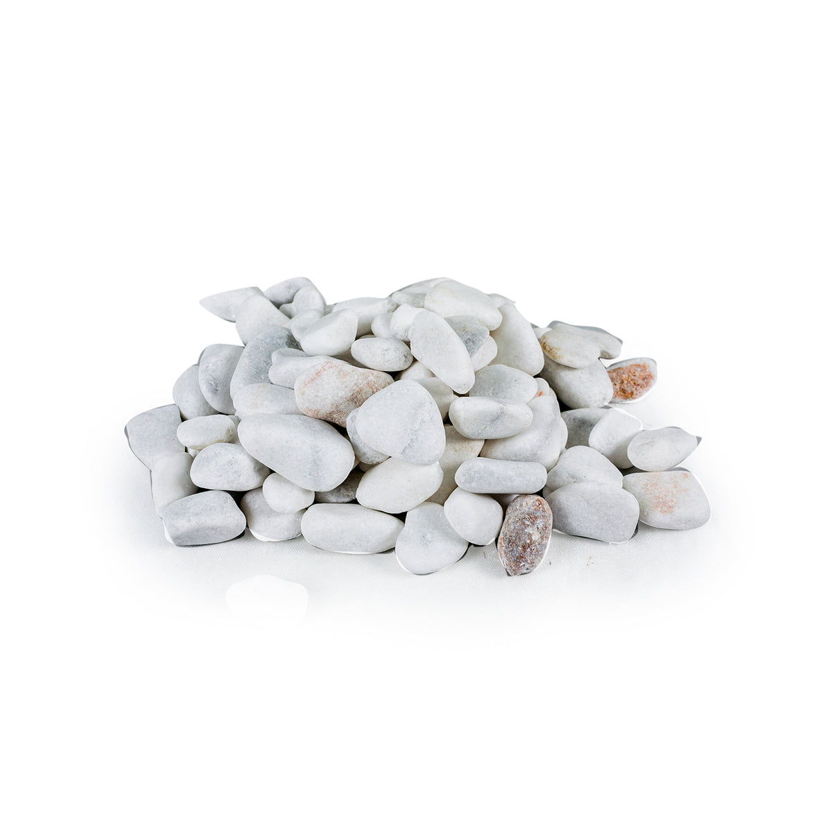 WHITE PEBBLES STONE 20-40MM 25KG BAG - حصى بيضاء ٢٠-٤٠ مم كيس ٢٥ كجم