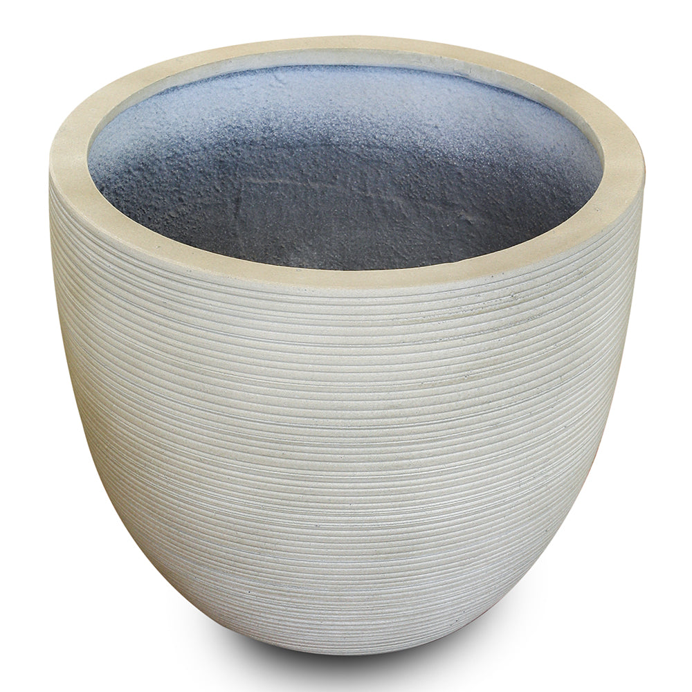 ROCKHAMPTON ANT-WHITE FIBER COMPOSITE PLANTER 36 CM - حوض روكهامبتون 36 سم