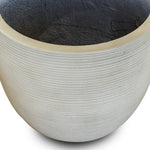 ROCKHAMPTON ANT-WHITE FIBER COMPOSITE PLANTER 36 CM - حوض روكهامبتون 36 سم