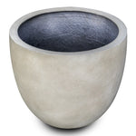 MELBOURNE WHITE FIBER COMPOSITE PLANTER D45CM - حوض ملبورن