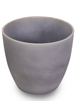 ARTIFICIAL CANNA PLANT ORANGE FLOWER IN GREY STONE ROUND CERAMIC POT- كنّا صناعى-زهور برتقالي في حوض سيراميك دائري من الحجر الرمادي