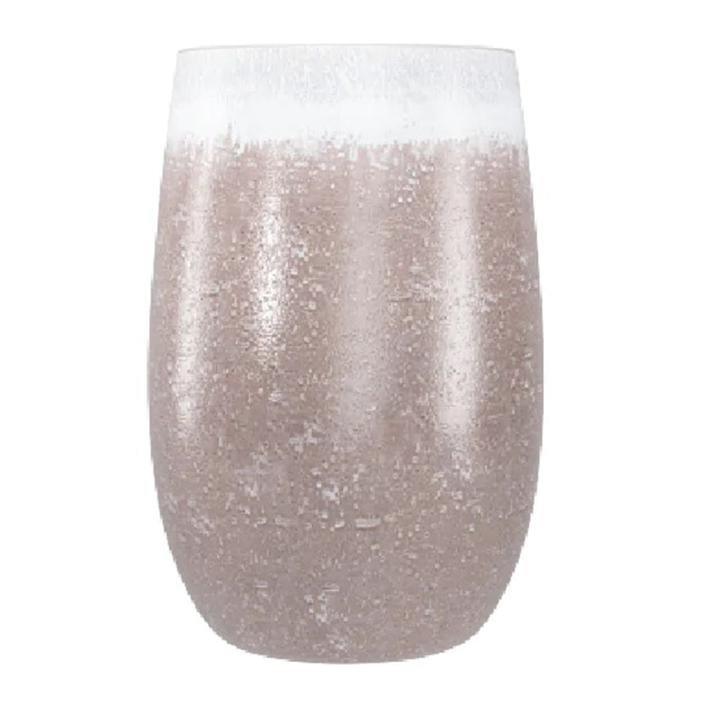 DIJON TALL JAR BROWN H25CM - حوض ديجون طويل بني