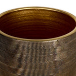 BOCHUM GOLD/BLACK CERAMIC POT H40CM - حوض بوخوم-سيراميك