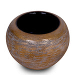 AALEN FADED COPPER PLANTER D19CM