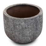 ROWENA DARK GREY FIBER COMPOSITE PLANTER D45CM - حوض روينا