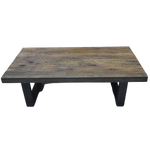 RIVAS NATURAL CONCRETR/BROWN TABLE - طاولة ريفاس من الخرسانة الطبيعية - بني
