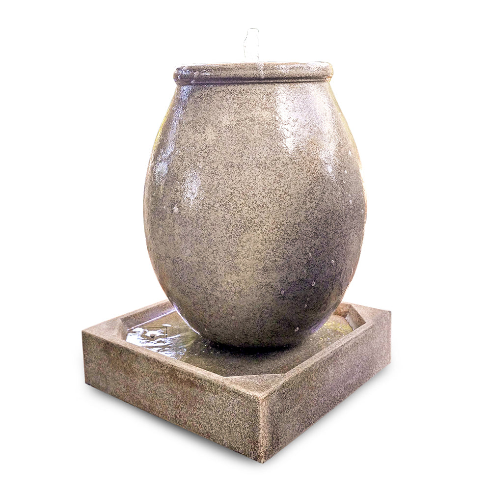 EROSE JAR FOUNTAIN RUSTY BEIGE (EXTENDED WATER PIPE NOT REQUIRED)