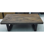 RIVAS NATURAL CONCRETR/BROWN TABLE - طاولة ريفاس من الخرسانة الطبيعية - بني