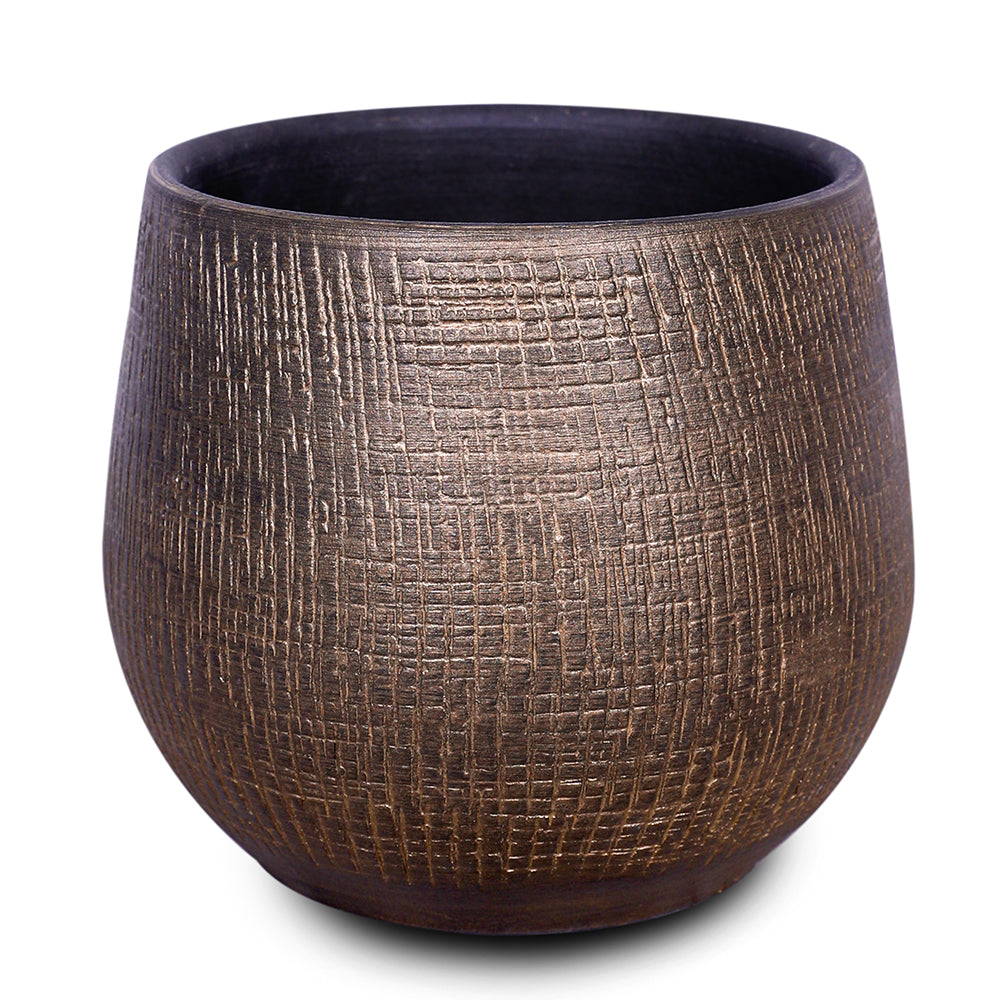OKSINO SHINY GOLD PLANTER - حوض أوكسينو