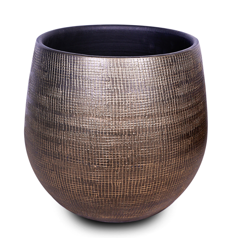 OKSINO SHINY GOLD PLANTER - حوض أوكسينو