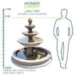 SCOOBY 3 TIER FOUNTAIN
